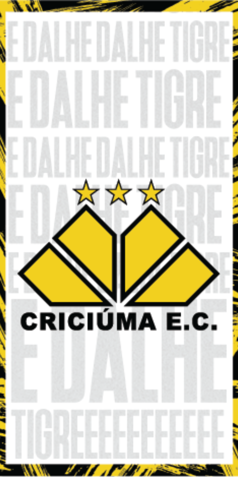Capinha para Celular Criciúma Estampa Oficial 19