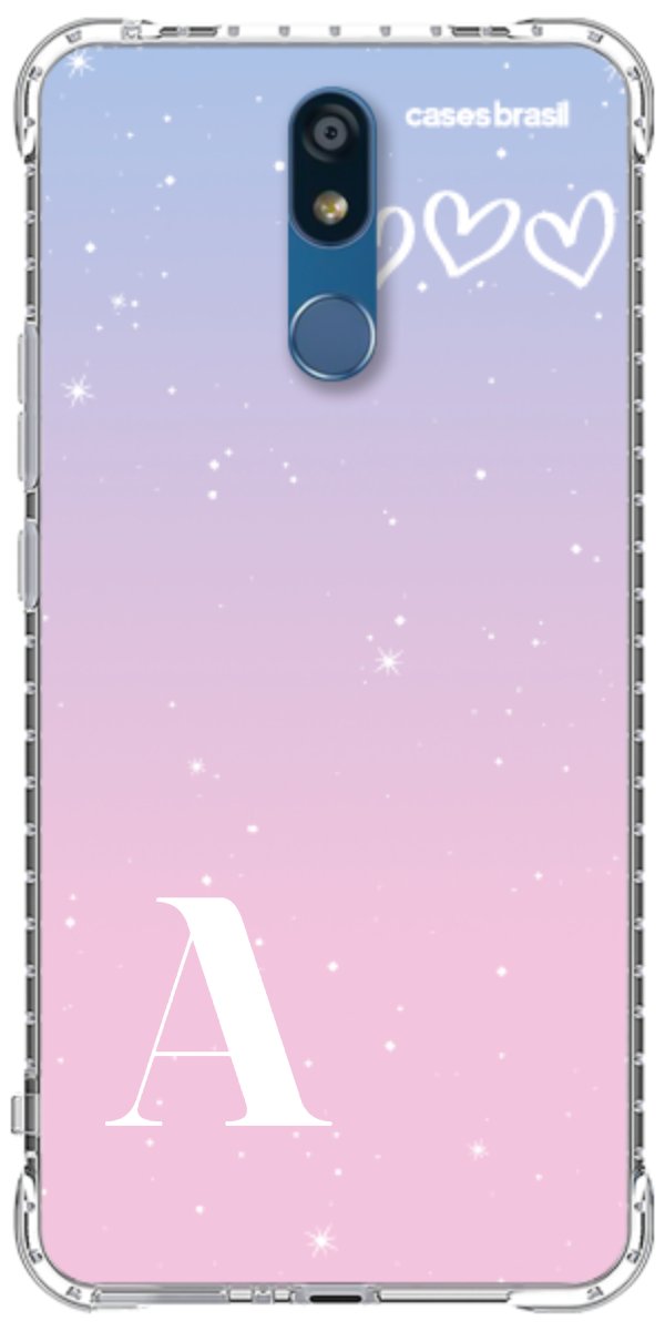 Capinha para Celular Degradê com Sua Inicial