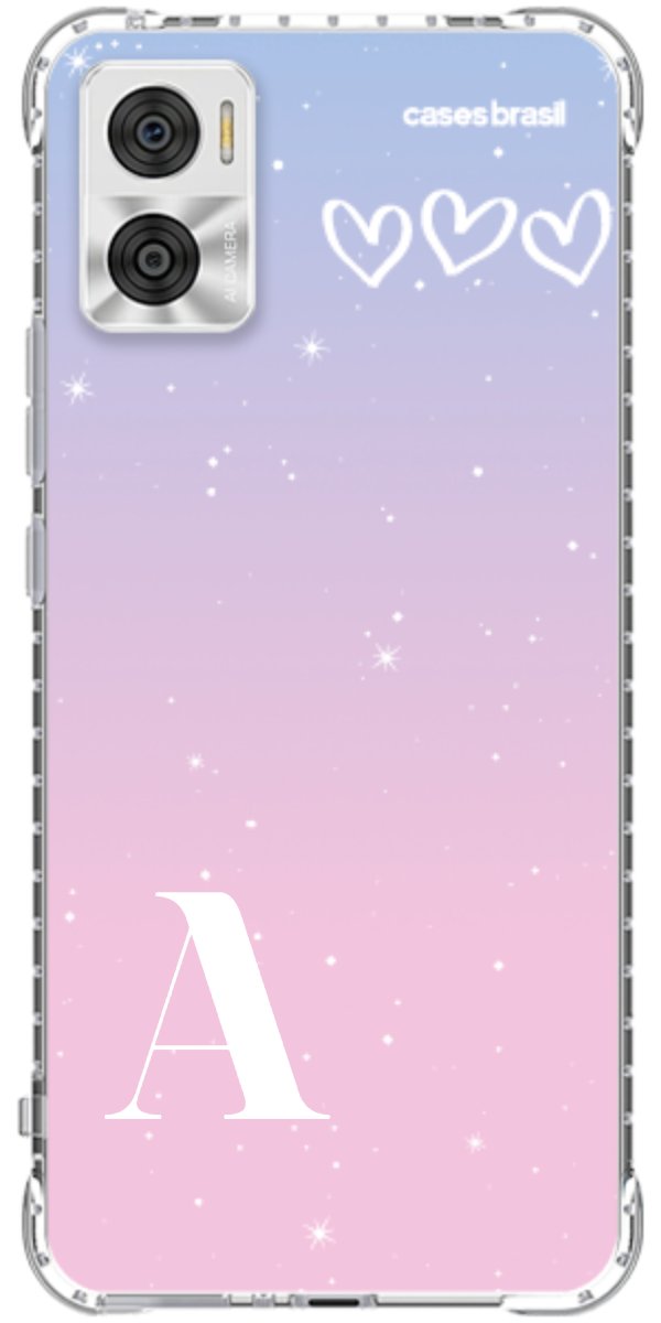 Capinha para Celular Degradê com Sua Inicial
