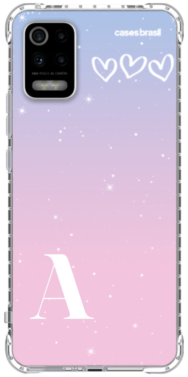 Capinha para Celular Degradê com Sua Inicial