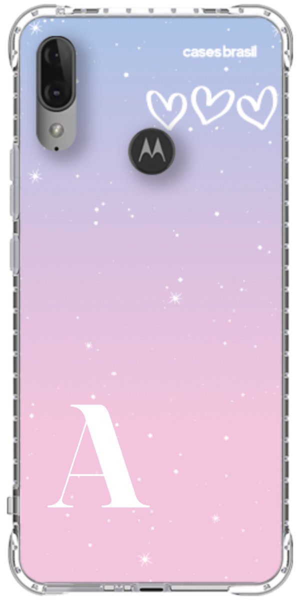 Capinha para Celular Degradê com Sua Inicial