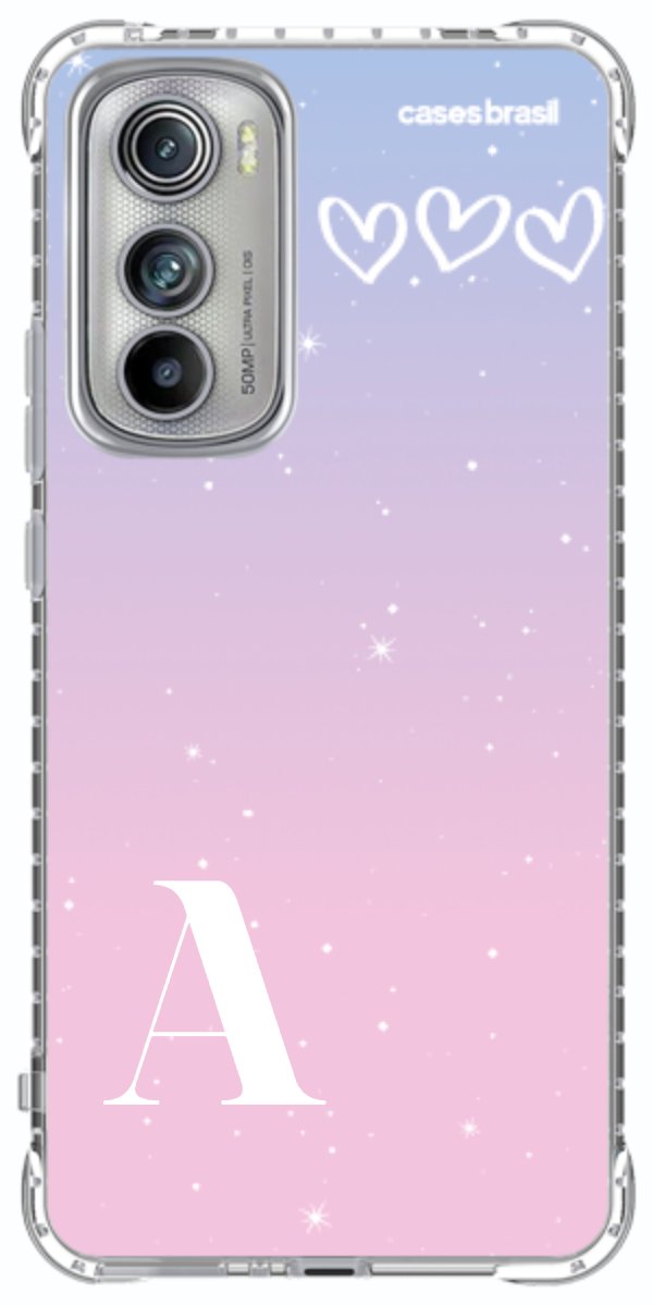 Capinha para Celular Degradê com Sua Inicial