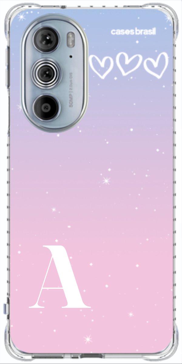 Capinha para Celular Degradê com Sua Inicial