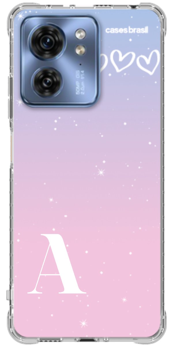 Capinha para Celular Degradê com Sua Inicial
