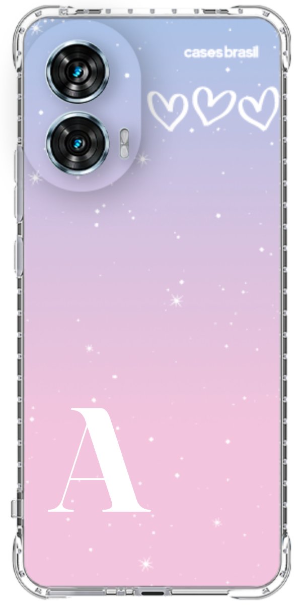 Capinha para Celular Degradê com Sua Inicial
