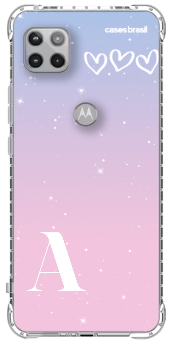Capinha para Celular Degradê com Sua Inicial