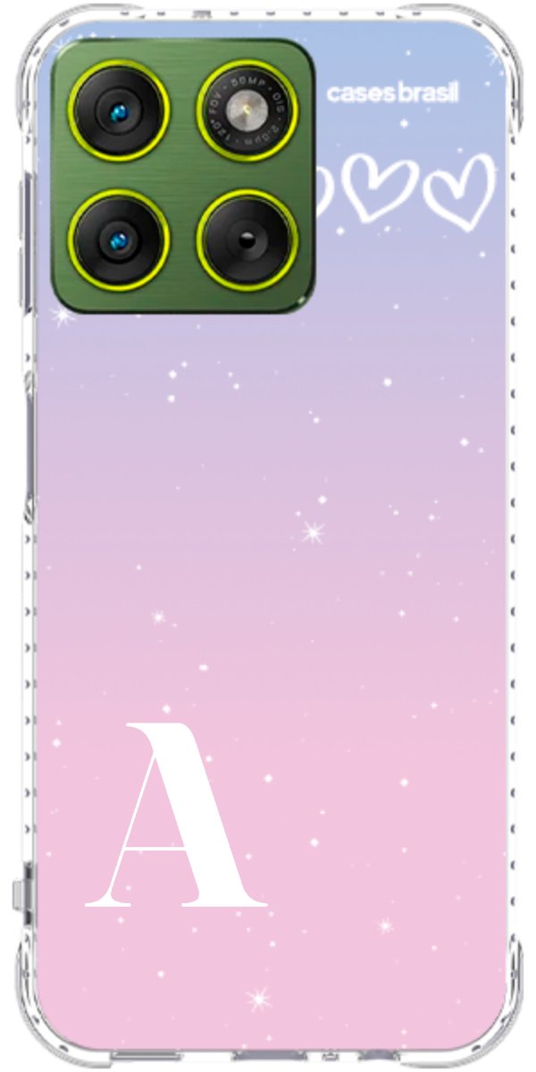 Capinha para Celular Degradê com Sua Inicial