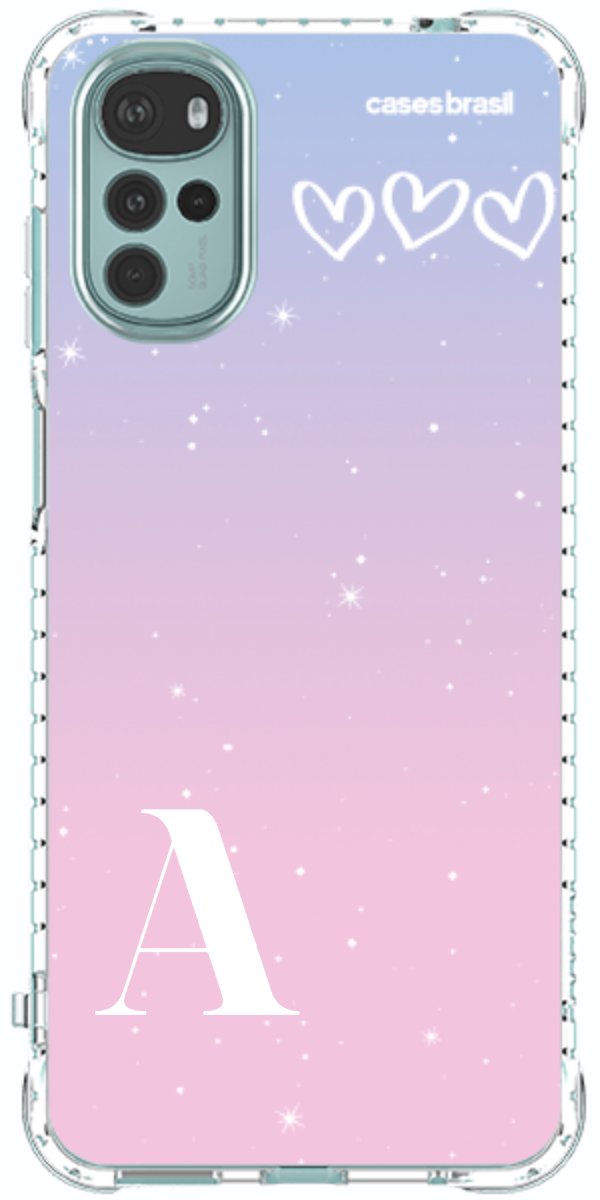 Capinha para Celular Degradê com Sua Inicial