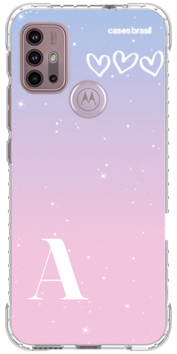 Capinha para Celular Degradê com Sua Inicial