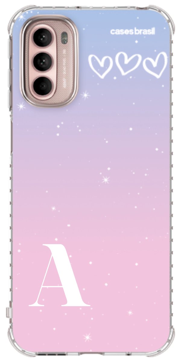 Capinha para Celular Degradê com Sua Inicial