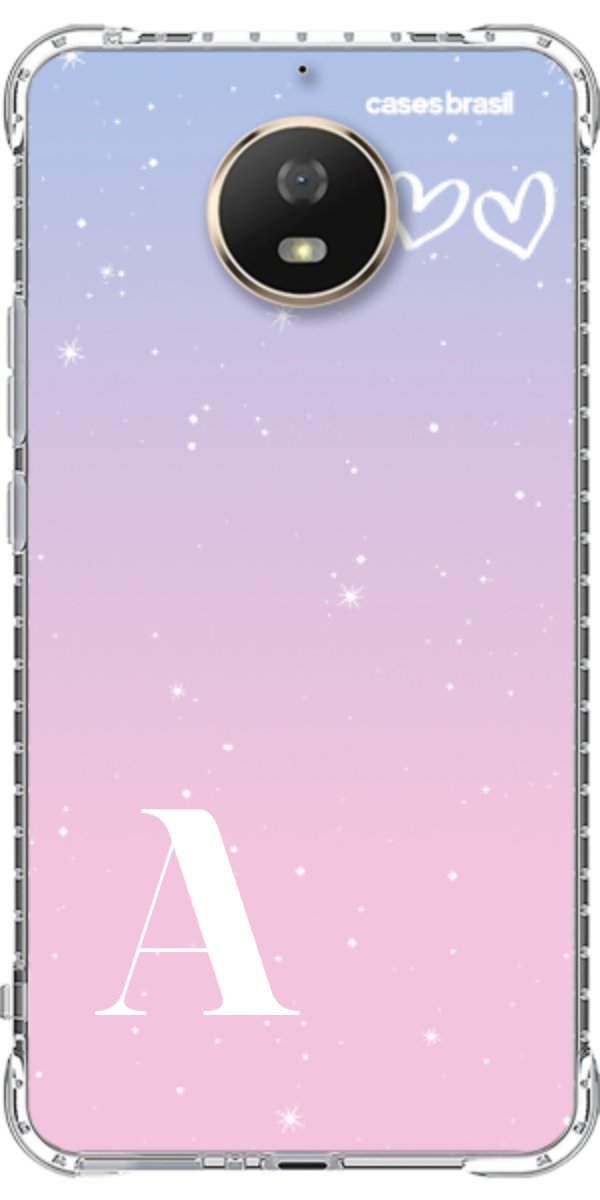 Capinha para Celular Degradê com Sua Inicial
