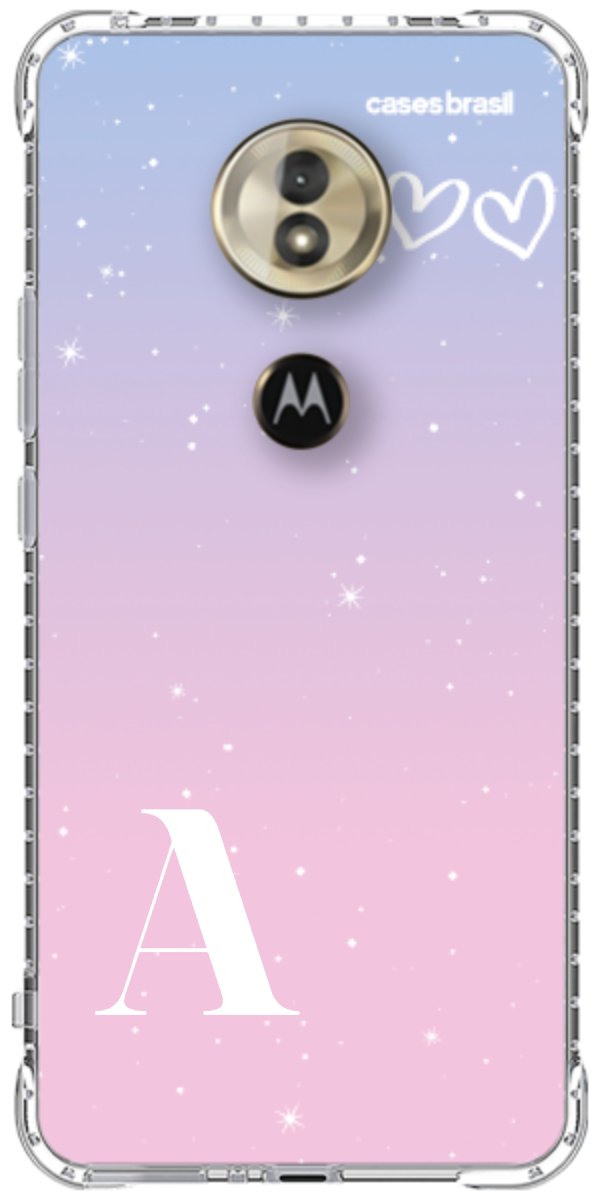 Capinha para Celular Degradê com Sua Inicial
