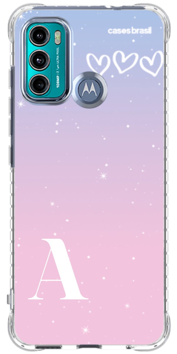 Capinha para Celular Degradê com Sua Inicial