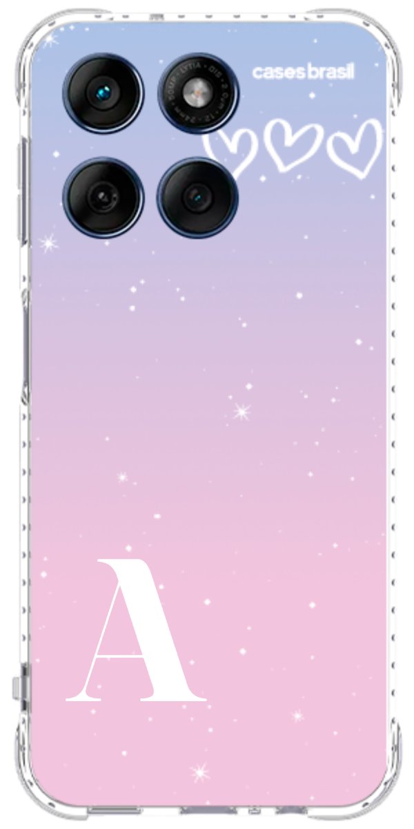Capinha para Celular Degradê com Sua Inicial