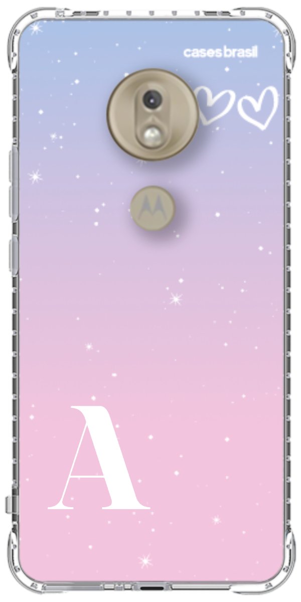 Capinha para Celular Degradê com Sua Inicial