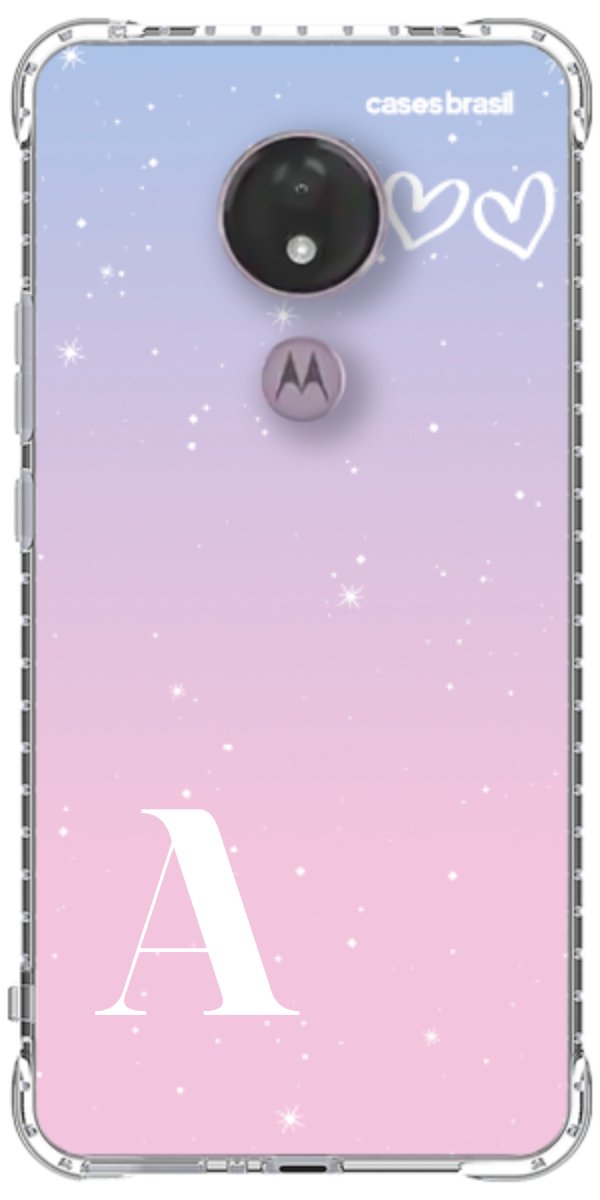 Capinha para Celular Degradê com Sua Inicial