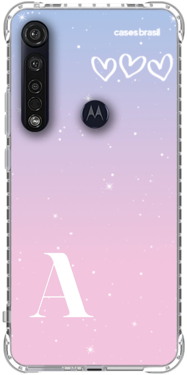 Capinha para Celular Degradê com Sua Inicial