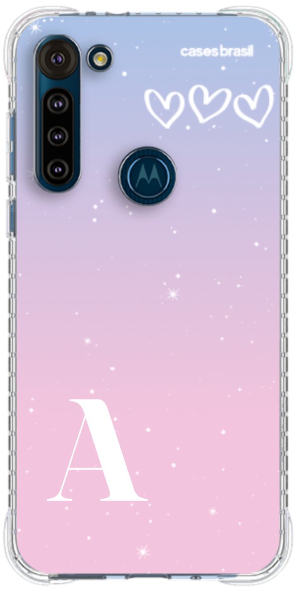 Capinha para Celular Degradê com Sua Inicial