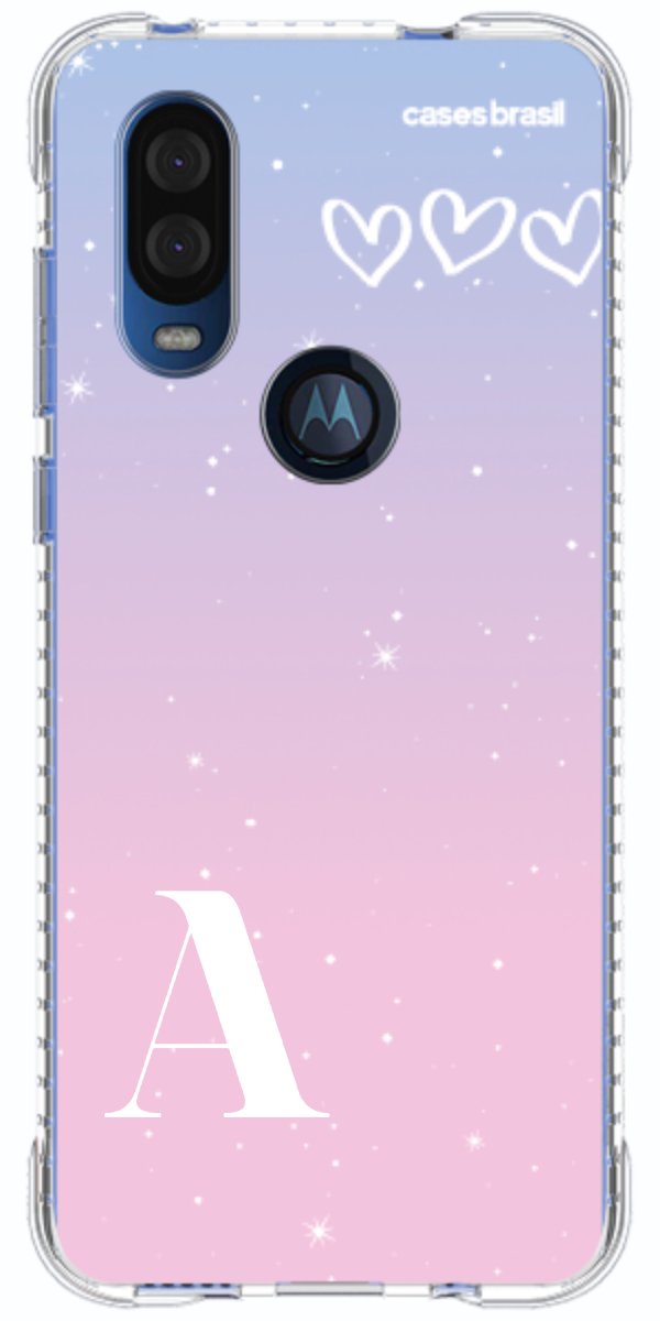 Capinha para Celular Degradê com Sua Inicial