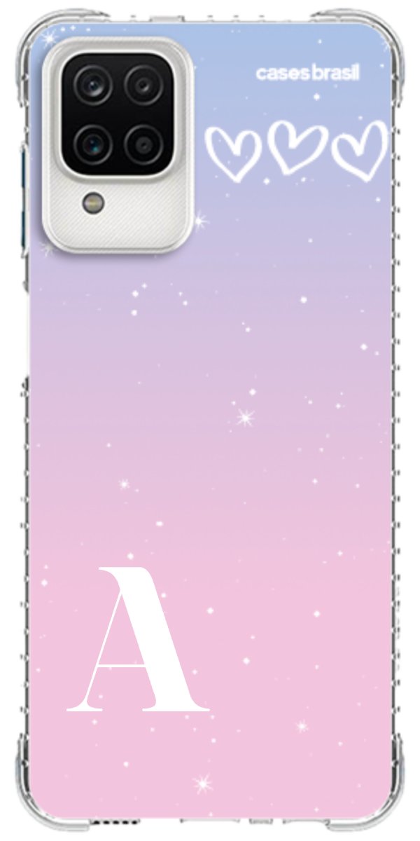 Capinha para Celular Degradê com Sua Inicial