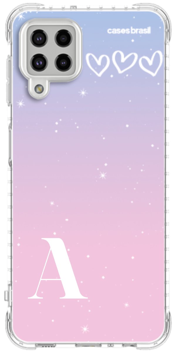 Capinha para Celular Degradê com Sua Inicial