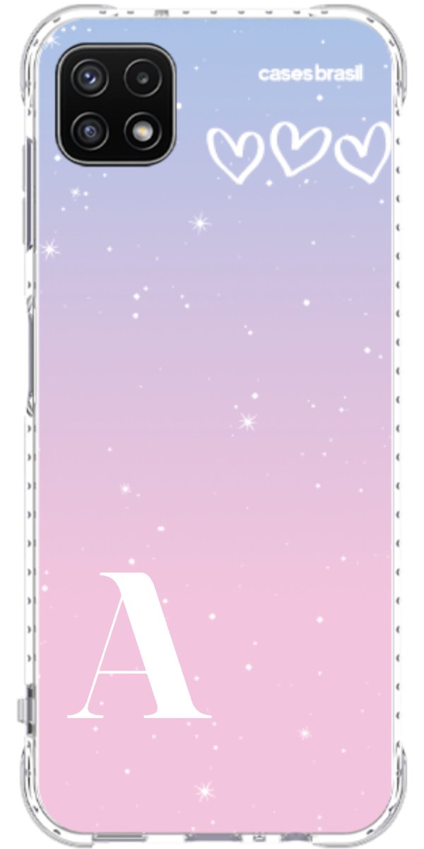 Capinha para Celular Degradê com Sua Inicial