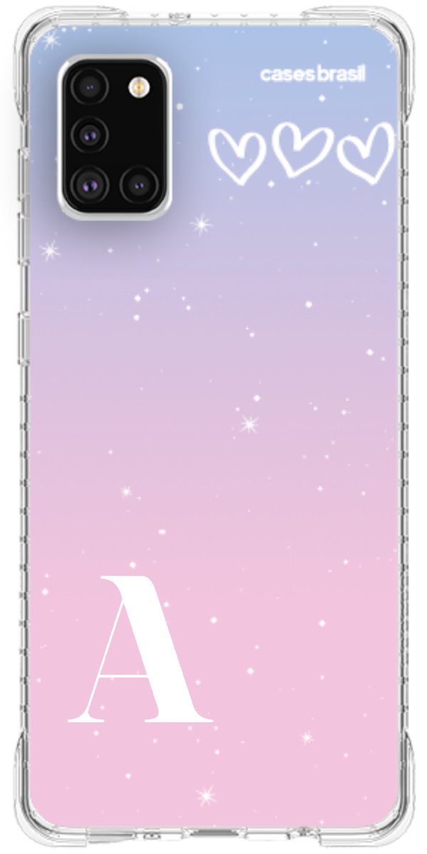 Capinha para Celular Degradê com Sua Inicial