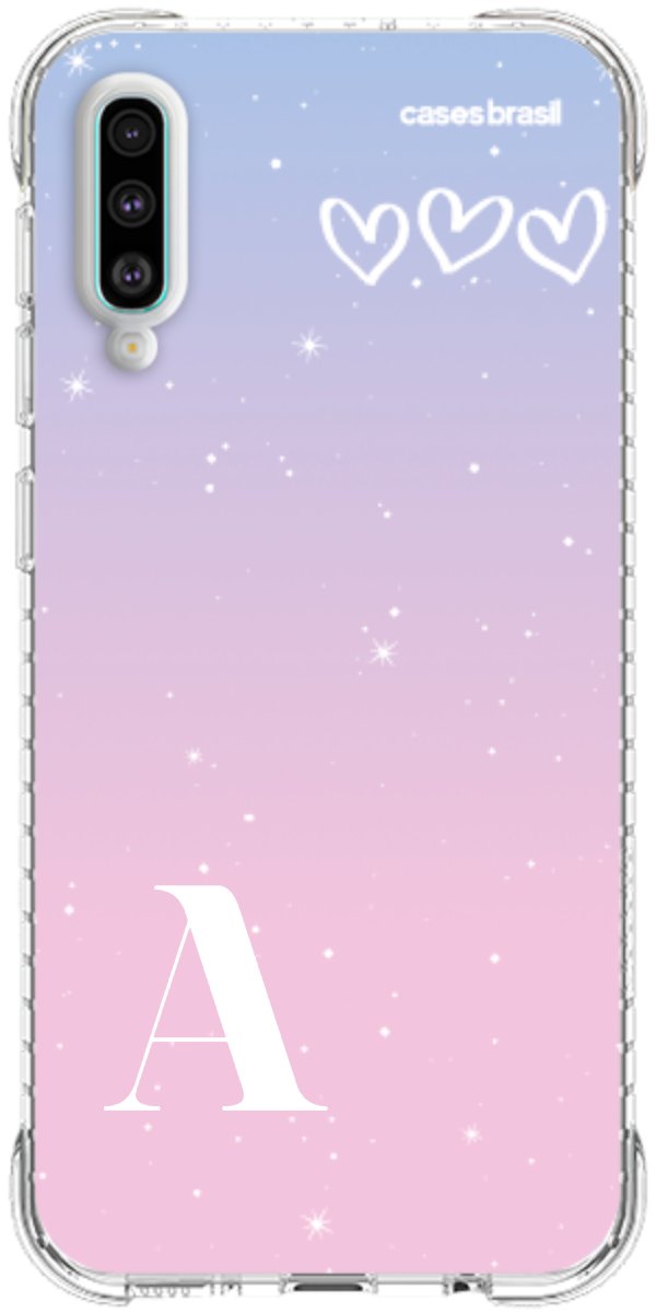 Capinha para Celular Degradê com Sua Inicial