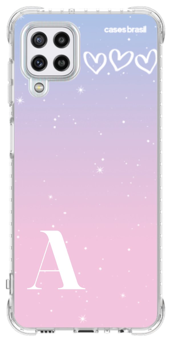 Capinha para Celular Degradê com Sua Inicial