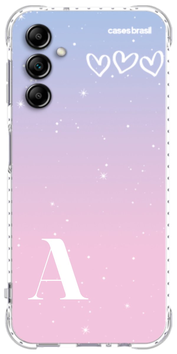 Capinha para Celular Degradê com Sua Inicial