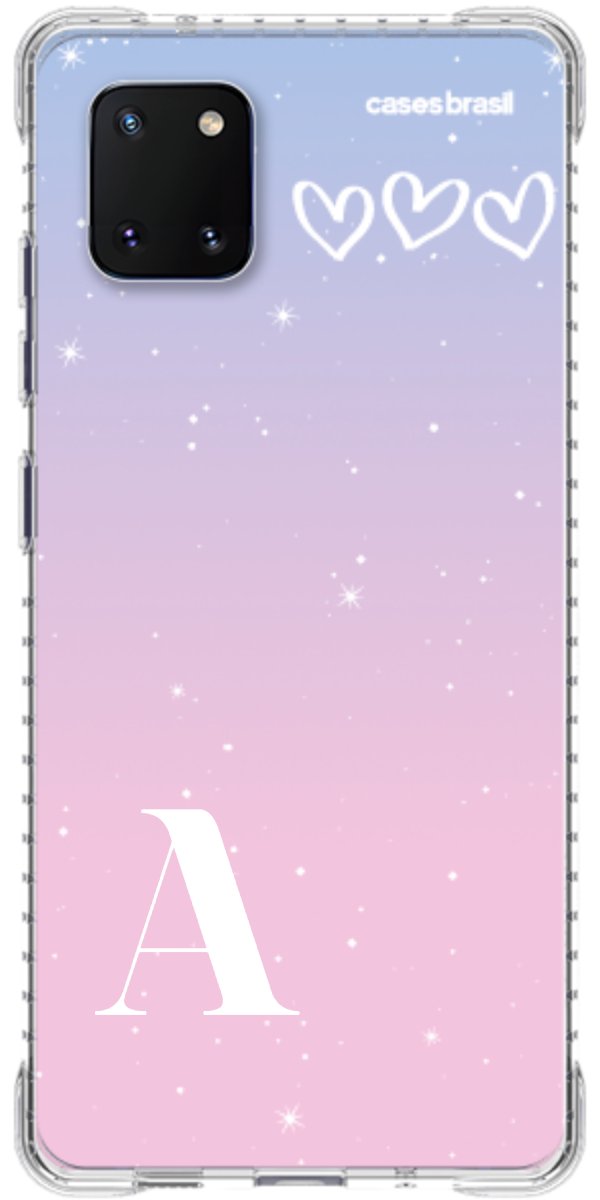 Capinha para Celular Degradê com Sua Inicial