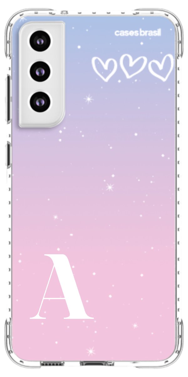 Capinha para Celular Degradê com Sua Inicial