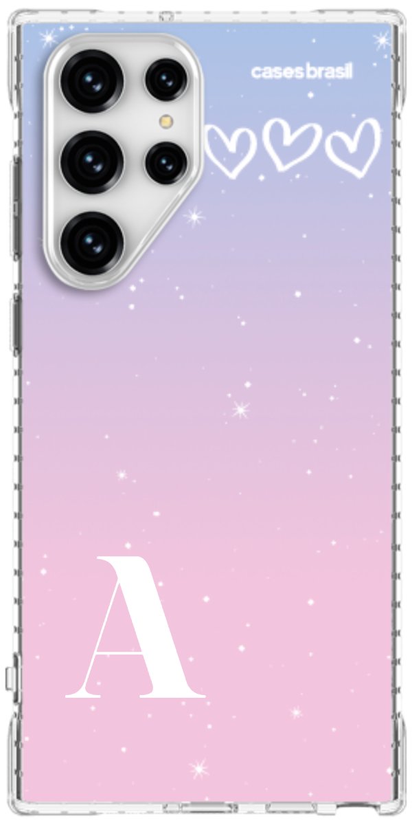 Capinha para Celular Degradê com Sua Inicial