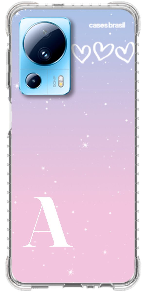 Capinha para Celular Degradê com Sua Inicial