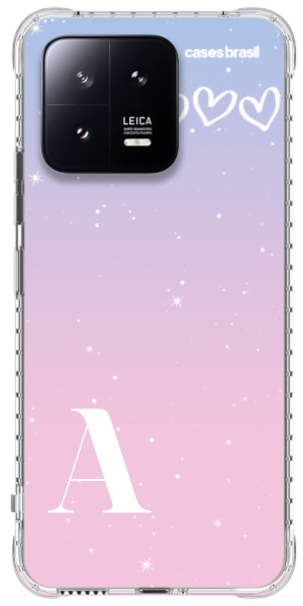 Capinha para Celular Degradê com Sua Inicial