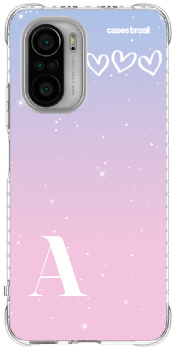 Capinha para Celular Degradê com Sua Inicial