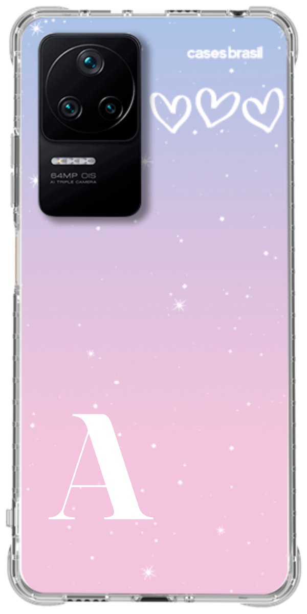 Capinha para Celular Degradê com Sua Inicial
