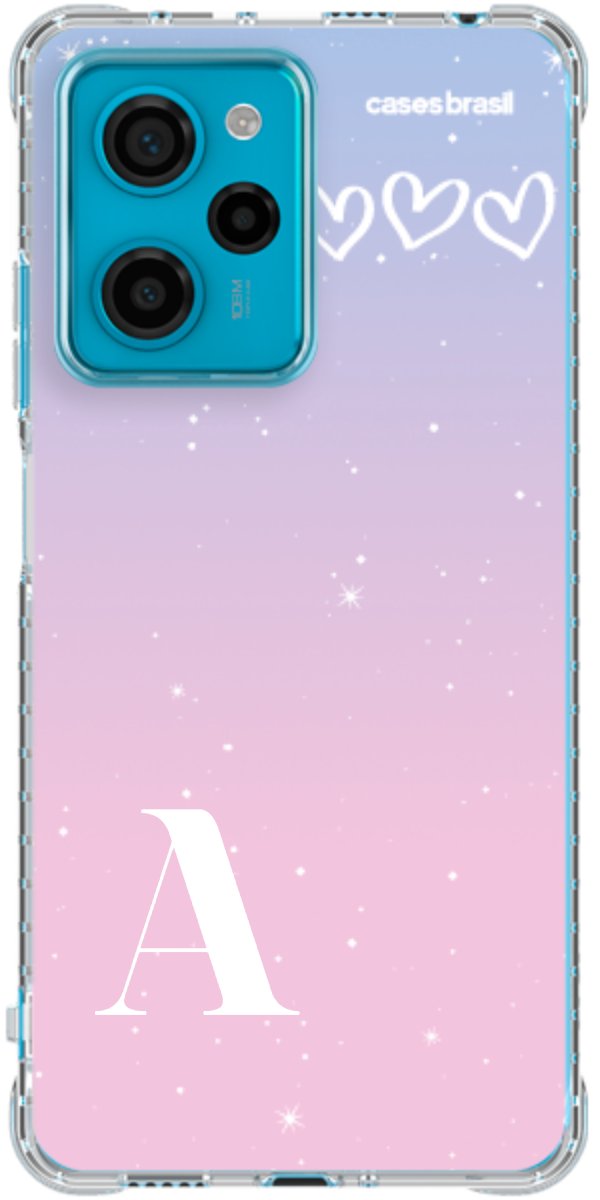 Capinha para Celular Degradê com Sua Inicial
