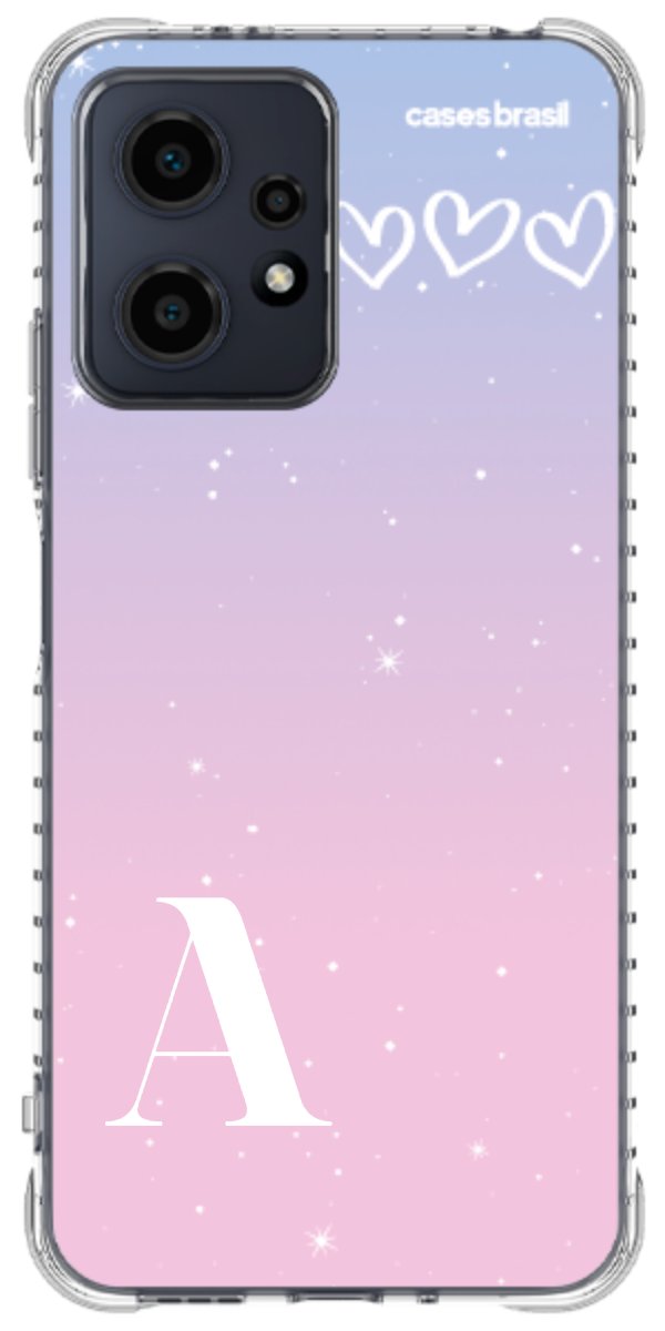 Capinha para Celular Degradê com Sua Inicial
