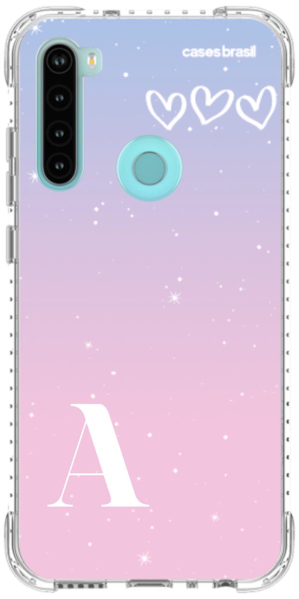 Capinha para Celular Degradê com Sua Inicial