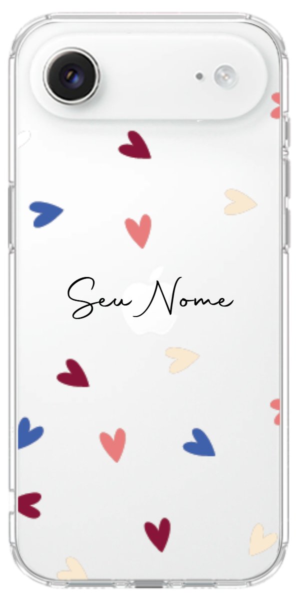Capinha para Celular Corações Coloridos