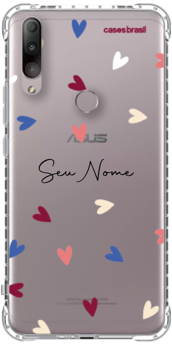Capinha para Celular Corações Coloridos
