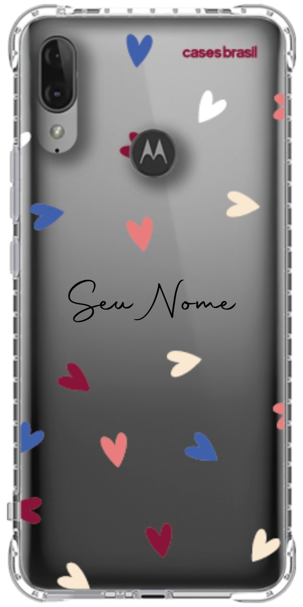 Capinha para Celular Corações Coloridos