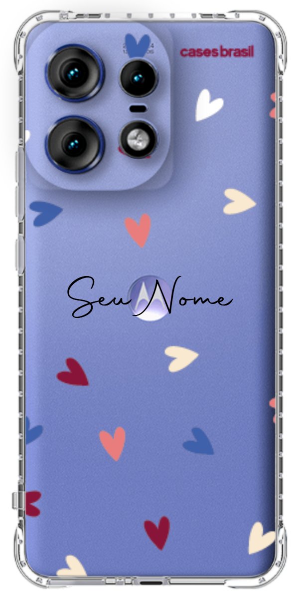 Capinha para Celular Corações Coloridos