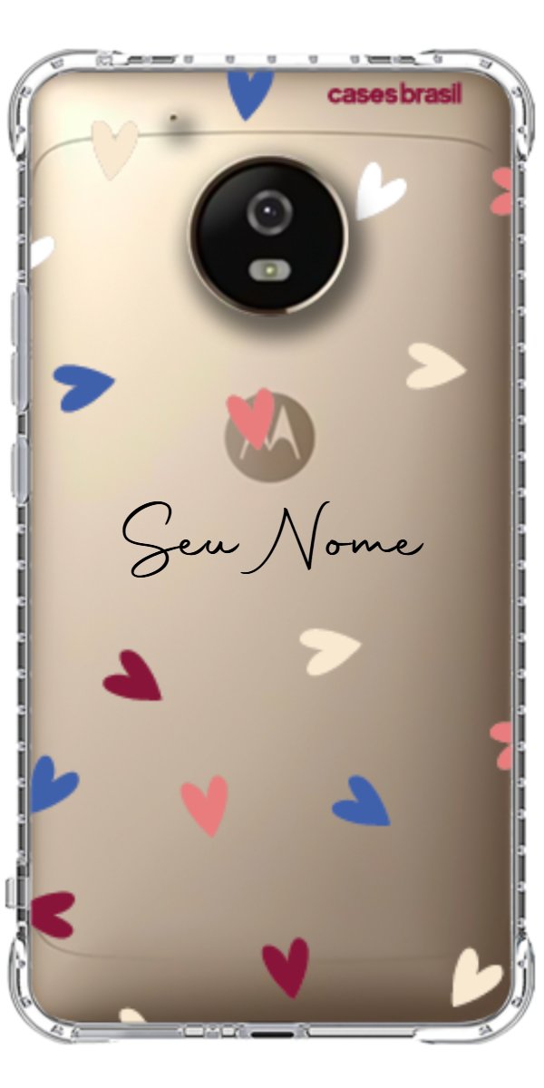 Capinha para Celular Corações Coloridos