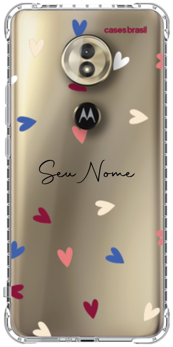 Capinha para Celular Corações Coloridos