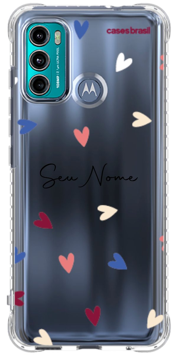 Capinha para Celular Corações Coloridos