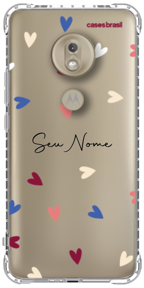 Capinha para Celular Corações Coloridos