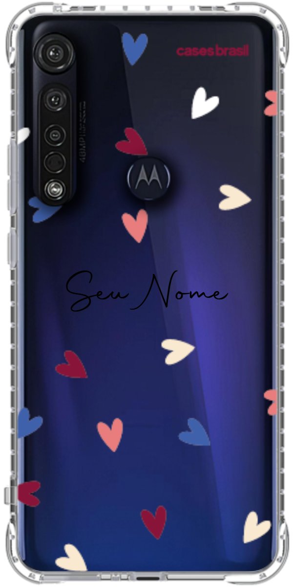 Capinha para Celular Corações Coloridos