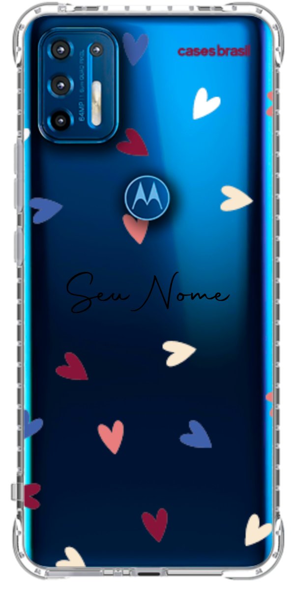 Capinha para Celular Corações Coloridos